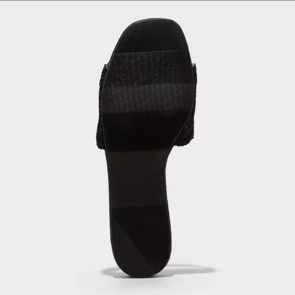 Women's Josephina Lace Flat Sandals - Wild Fable™ Black - Picture 4 of 6